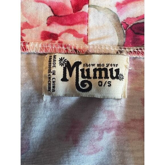 Show me your MuMu cotton floral kimono one size robe wrap - Picture 3 of 3